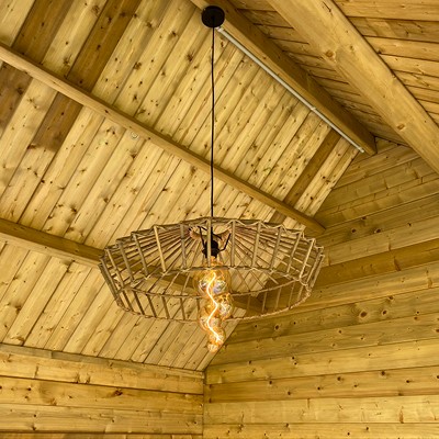 Lamp met lampenkap